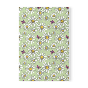 Journal Paperback Daisy Days Green Notebook A5