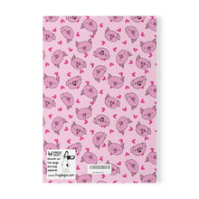 Load image into Gallery viewer, Journal Paperback Piggy Passion Pink Notebook A5