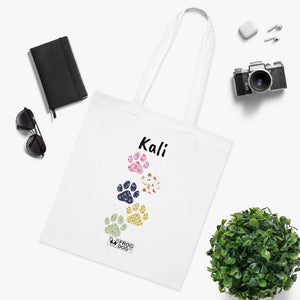 Personalised All Paws Cotton Tote Bag