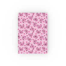 Load image into Gallery viewer, Hardback Journal - Piggy Passion Pink A5 Notebook