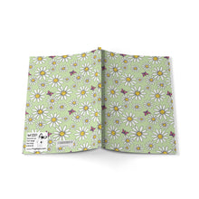 Load image into Gallery viewer, Journal Paperback Daisy Days Green Notebook A5