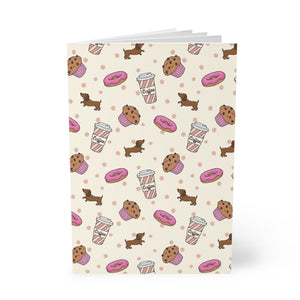 Journal Paperback Puppaccino Cream and Pink Notebook A5