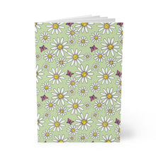 Load image into Gallery viewer, Journal Paperback Daisy Days Green Notebook A5