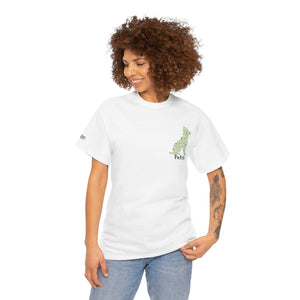 Personalised Green Collie Dog Daisy Print T-Shirt