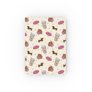 Journal Hardback  - Puppaccino Cream and Pink A5