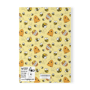 Journal Paperback - Bee Kind Notebook A5