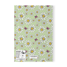 Load image into Gallery viewer, Journal Paperback Daisy Days Green Notebook A5