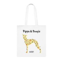 Load image into Gallery viewer, Personalised Sighthound Bee Kind Print Cotton Tote