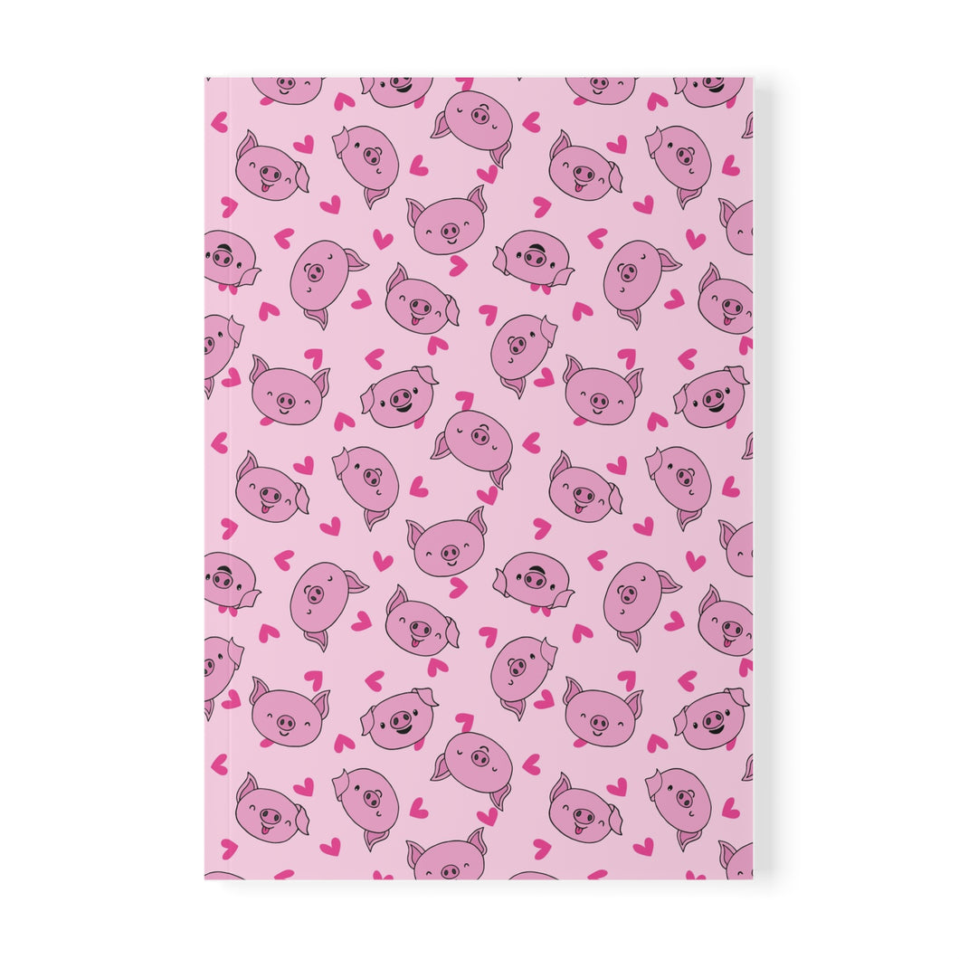 Journal Paperback Piggy Passion Pink Notebook A5