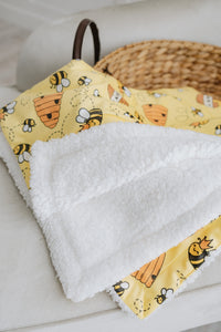 Fleece Blanket - Bee Kind - FROG DOG CO.