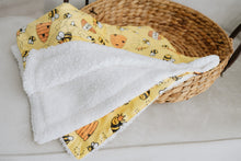 Load image into Gallery viewer, Fleece Blanket - Bee Kind - FROG DOG CO.