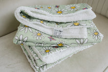 Load image into Gallery viewer, Fleece Blanket - Daisy Days - FROG DOG CO.