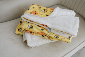 Fleece Blanket - Bee Kind - FROG DOG CO.